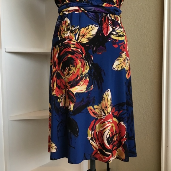 Evan Picone Wrap Dress size 16 - Picture 7 of 10